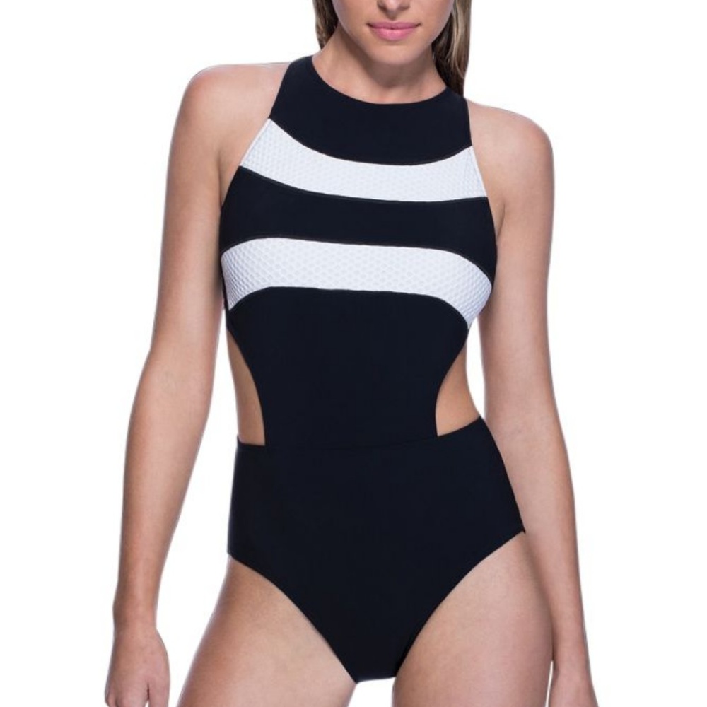 Gottex Swimsuit One Piece Formula One High Neck